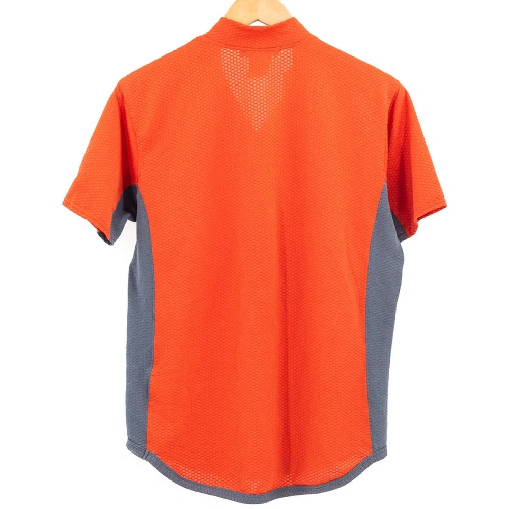 Mens Nike Sphere React MEDIUM 1/4 Zip Short Sleeve Collar Performance Shirt - Picture 2 of 6